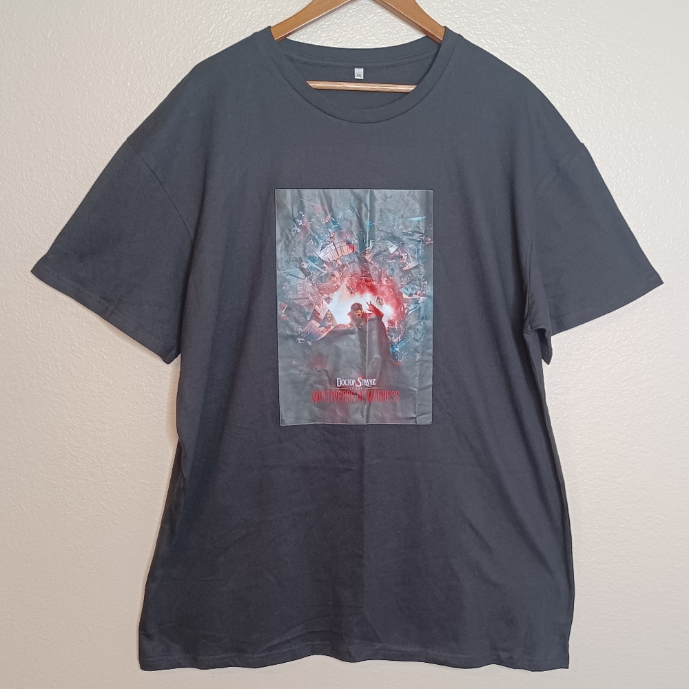 NWOT Black Custom Dr. Strange In The Multiverse Madness Top Men's Size 2XL
